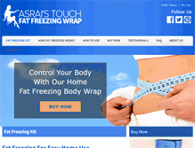 Tablet Screenshot of freezingfatwrap.com